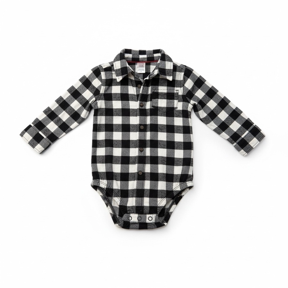Carter’s Buffalo Plaid Flannel Bodysuit | 24M